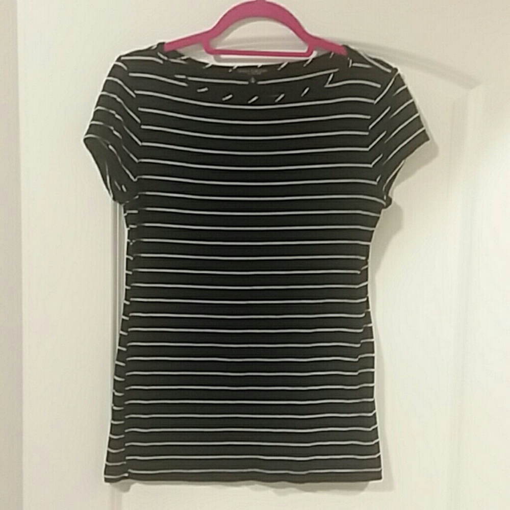 Striped Boatneck Tee